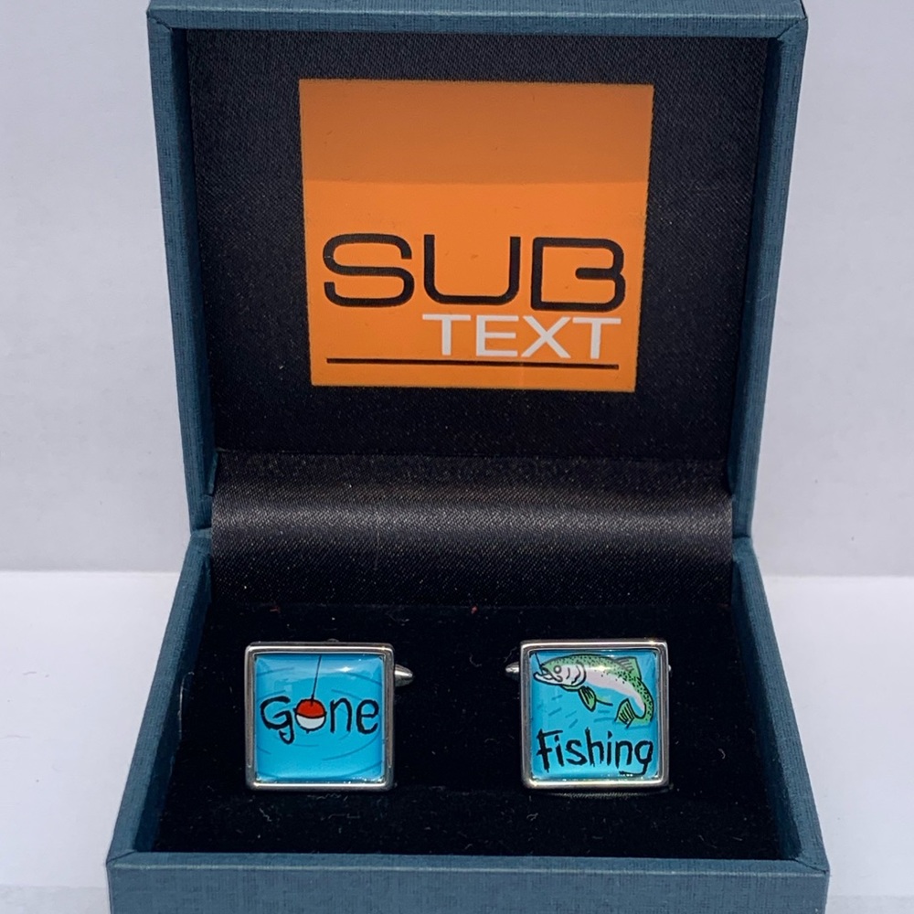 Subtext Cufflinks - Picture 3 of 3